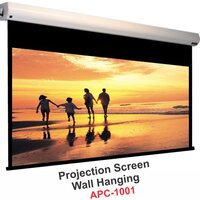 Projector Screen - 8x6 Feet, White Rectangular Style | Enhance Your Events And Classrooms With Useful Visuals