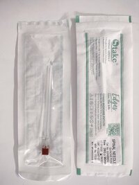 Spinal Quincke Needle - Steel, White | Ultra-sharp Tip For Effortless Puncture, Seamless Guidewire Navigation, Enhanced Procedural Control