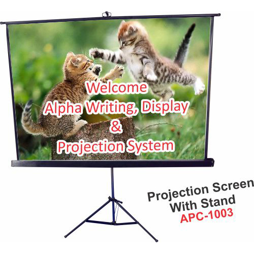 projecter  screen with stand