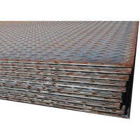 Chequered Plates - Mild Carbon Steel, 2.5 Mm To 8.00 Mm Thickness, Silver Color | Custom Shapes, Multigrade Options, Polished Finish