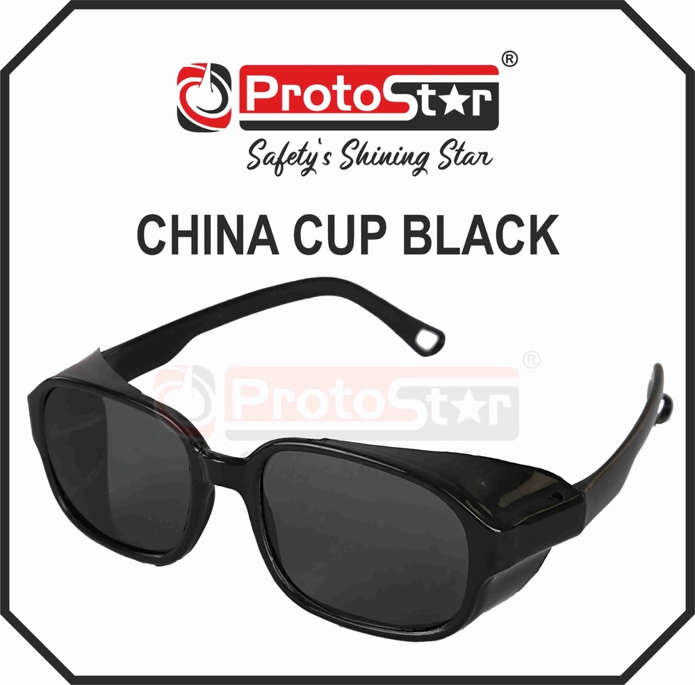 China Cuff Black Safety Goggles