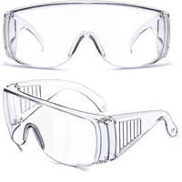 Industrial Safety Glasses - Impact Resistant Polycarbonate Lenses | Anti-fog, Scratch-resistant Design, Uv Protection, Lightweight Comfort