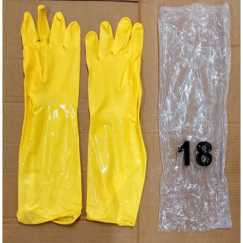 18 Inch Pvc Unsupported Hand Gloves