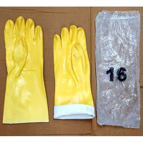 16 Inch Pvc Supported Hand Gloves
