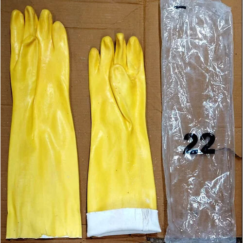 22 Inch Pvc Supported Hand Gloves
