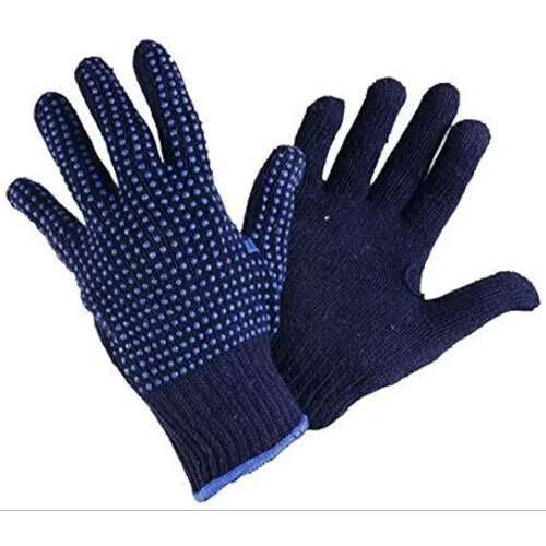 Polyester Knitted Hand Gloves With Pvc Dots