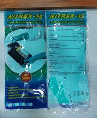 Nitrex 15 Nitrile Hand Gloves - Color: Green