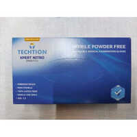 Latex Powder Free Examination Gloves - Latex Material, Ambidextrous Style, Solid Blue Color, Beaded Cuff, Non-Lined, Smooth Palm Surface | Ideal for Medical and Industrial Use