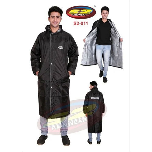 S2-011 Reversible Long Rain Coat Superior Quality (Colors available)