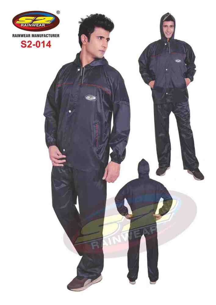 S2 014 PU Rain Suit with Taping