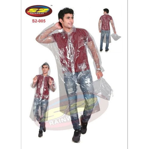 S2-005 PVC Transparent Long Rain Coat