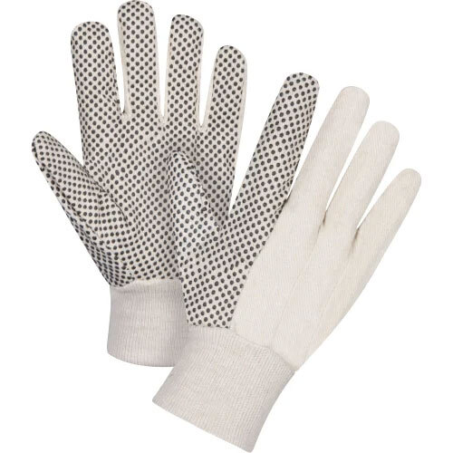 Canvas Dotted Gloves