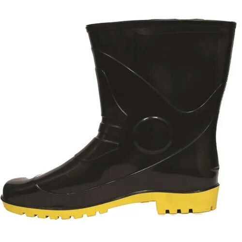 Black And Yellow Safety Gumboot