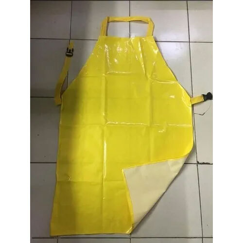 Yellow Pvc Supported Apron