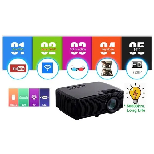 TS HD05 WiFi Smart 3d Support LED Projector