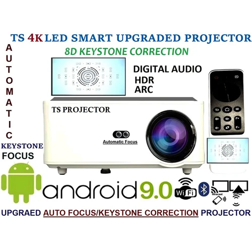 Auto Focus Keystone 4K Smart Projector