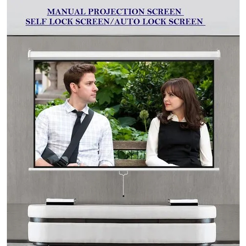 Manual Self Auto Lock Projection Screen