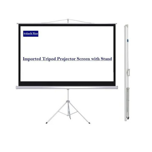 Tripod Projector Screen With Stand Resolution: High