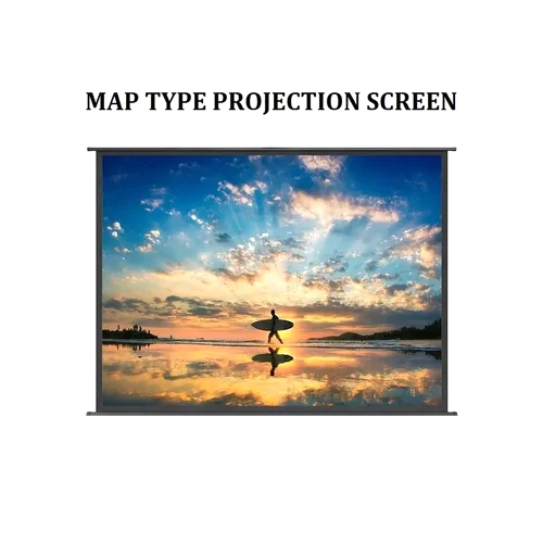 Map Type Projector Screen