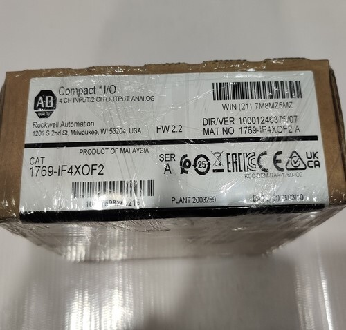 ALLEN-BRADLEY 1769-IF4XOF2 ANALOG I/O MODULE ( FACTORY SEAL )
