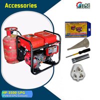 3 KVA  LPG Generator Model HP-3500-LPG Petrol and LPG RUN Recoil Start