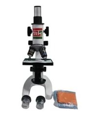 Student Compound Microscope - Mild Steel, 220-440 Voltage | Black & White Design, Binocular Microscope For Industrial Laboratory Use
