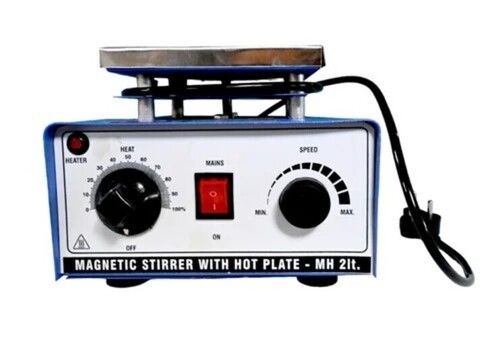 Magnetic Stirrer With Hot Plate By https://www.tradeindia.com/r-h-enterprises-9147722/