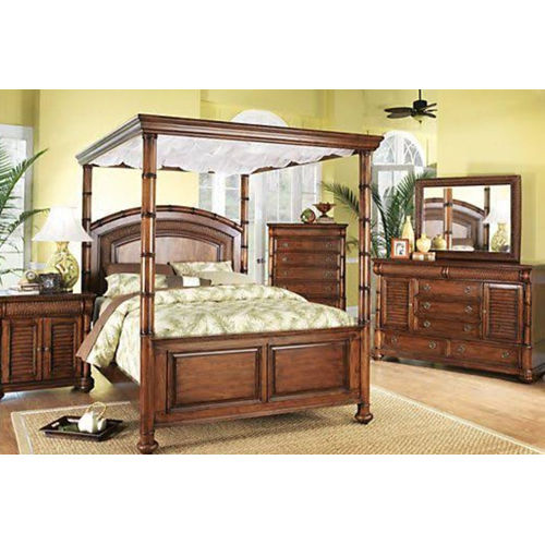 As Per Availability Wooden Designer Pillar Bed