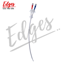 Disposable Curved Hemodialysis Catheter