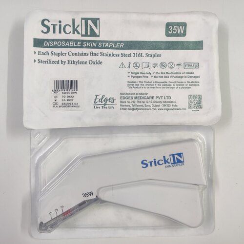 White Advanced Skin Closure Technology: Introducing The 35W Disposable Surgical Stapler For Hospitals