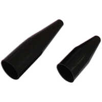 Pvc Shroud - Flexible Pvc, Various Sizes, Black Color | Slip-on Connection, Conical Shape, Smooth Surface, Lightweight Design, Basic Cable Protection