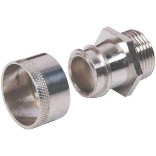 Nickel Plated Adaptor With Cap
