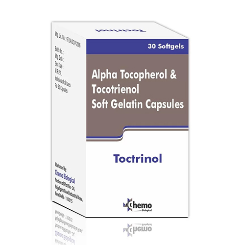 Alpha Tocopherol And Tocotrienol Soft Gelatin Capsules