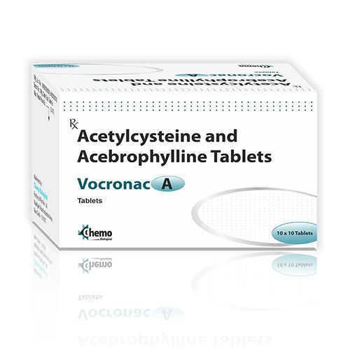 Acetylcysteine 600Mg And Acebrophylline 100Mg Tablets General Medicines