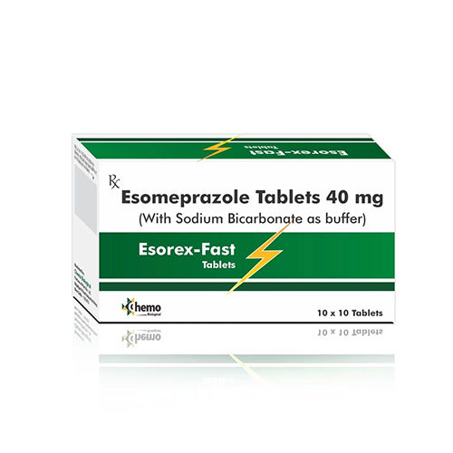 40Mg Esomeprazole Tablets With Sodium Bicarbonate As Buffer General Medicines