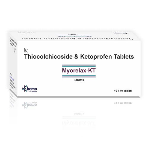 Thiocolchicoside 4mg And Ketoprofen 50mg Tablets
