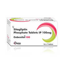Sitagliptin Phosphate Tablets Ip - 100mg, 98% Purity | Effective Blood Sugar Control, 24 Month Shelf Life, Store In Dry Place