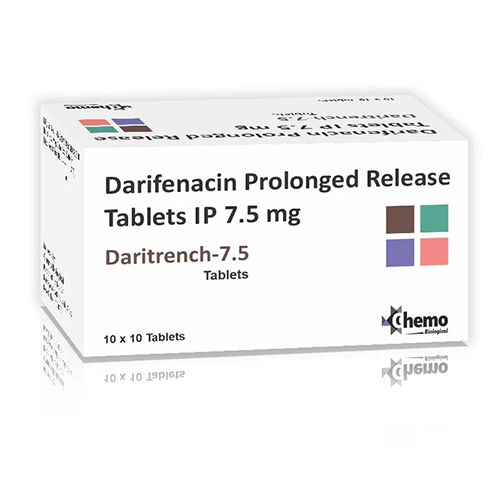 7.5mg Darifenacin Prolonged Release Tablets IP