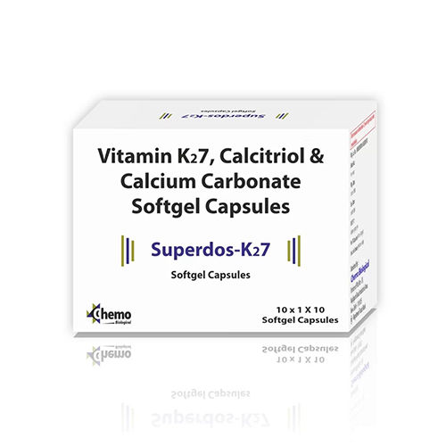 Vitamin K27 Calcitriol And Calcium Carbonate Softgel Capsules