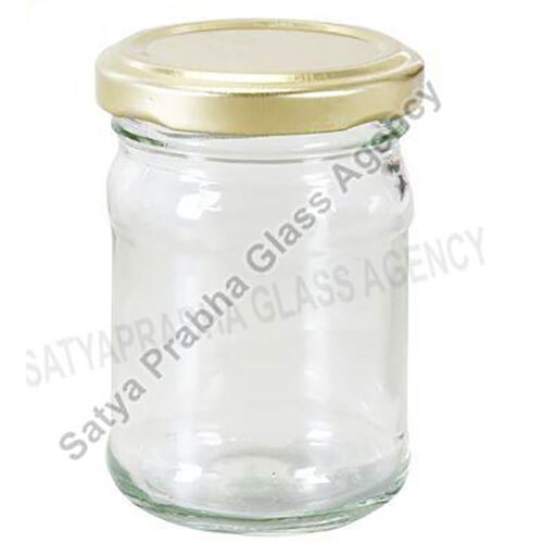 125ml Glass Round Lug Jar