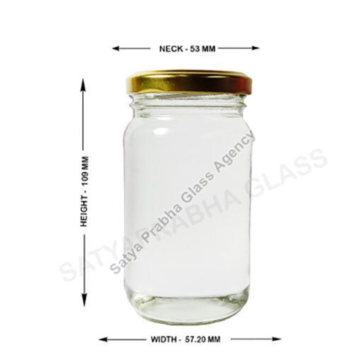 200ml Glass Round Lug Jar