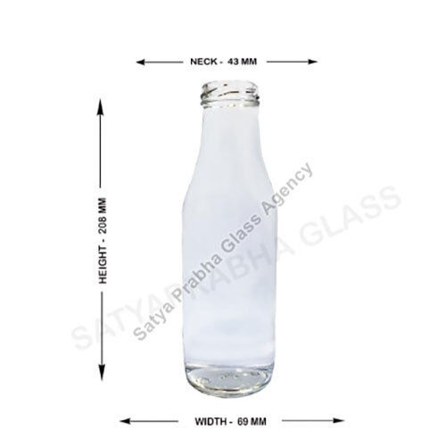 500ml glass milk bottle
