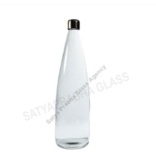 1000Ml Glass Water Bottle - Color: Transparent