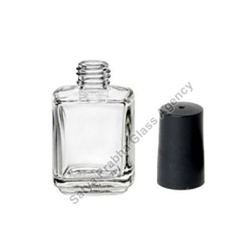 Glass Nail Polish Bottle - Color: Transparent