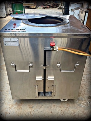 S Steel Gas Tandoor