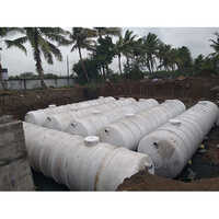 Frp Underground Storage Tanks - High-quality Frp, Various Sizes, White Color, Round Shape | Durable, Corrosion-resistant, Customizable For Industrial Applications