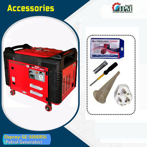 Petrol Generator 5 KVA Model Osprey GE-5000RSi Recoil and Self Start