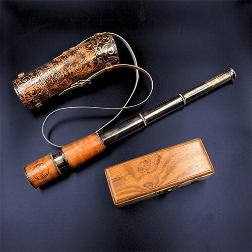 Personalized Telescope for adults - kids - spy glasses - pirate spyglass - anniversary gifts with leather case