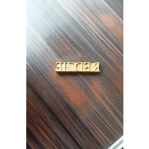 Logo Brass Embossing Die
