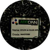 Nylon 66 GF 25% Black Plastic Pellets